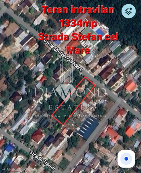 Afumati Str.Stefan cel Mare 0% Comision Teren intravilan 1334mp
